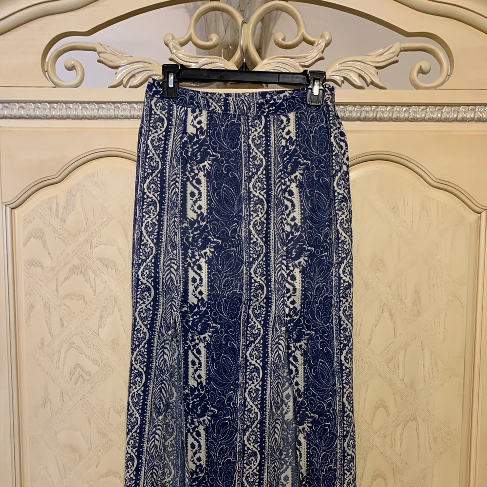 Printed Maxi Skirt